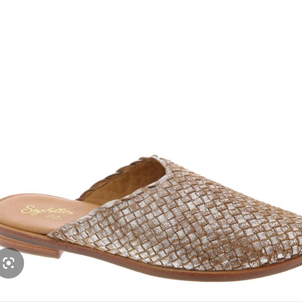 Seychelles Places To Go Free People Woven Golden Tan  Mules - Picture 12 of 12